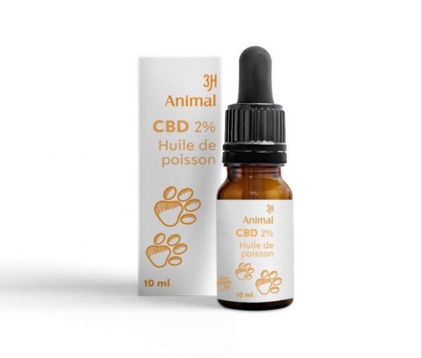 Huile CBD Full Spectrum pour animaux 2%